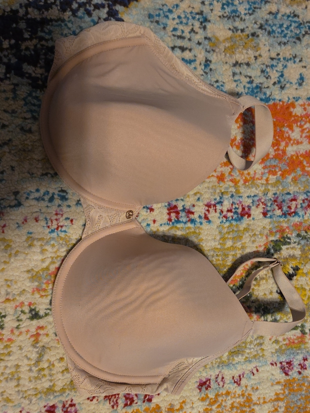 Le Mystere Smooth Light Blush T-Shirt Bra with Lace Trim